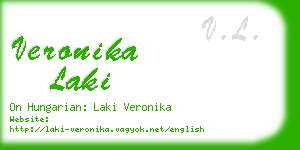 veronika laki business card